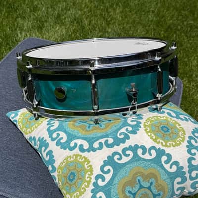 Sonor Tear Drop - Chicago 1966 - Blue/Green Turquoise Satin Flame image 13