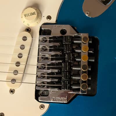 Fender Contemporary Stratocaster Electric Guitar SSS Japan Mid 1980s Lake Placid Blue W/HSC image 7