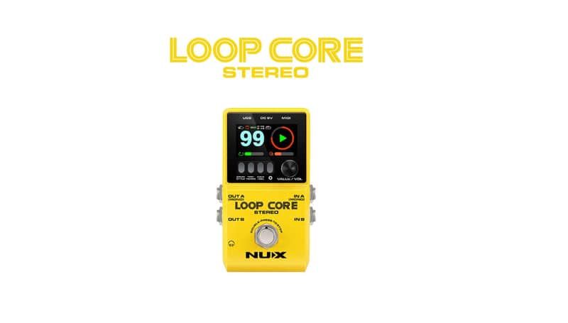 Newest! NuX stompbox MKII Loop Core Stereo Core deluxe Looper pedal (color LCD display) image 1