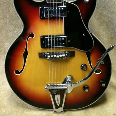 Vintage Conrad / Matsumoku Berney Kassel Semi-Hollow Body Electric Guitar image 1