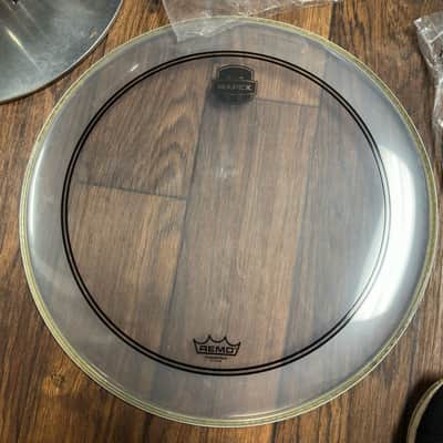 (3) Remo Powerstroke P3 Clear Bass Drum Head 22" 2010s - Clear image 3