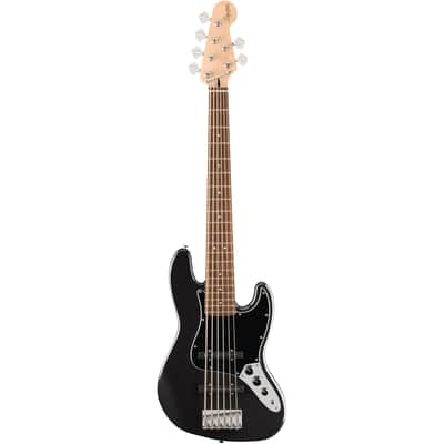 Squier Affinity Series Jazz Bass VI 6 String - Black Metallic image 2