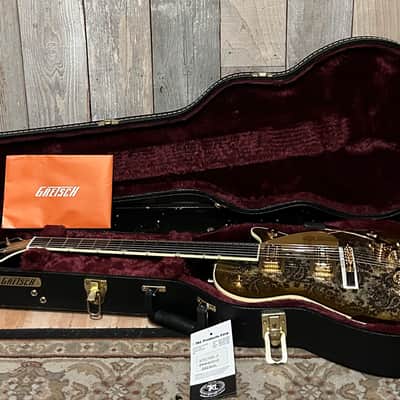 Gretsch G6134TG Limited Edition Paisley Penguin Gold Paisley Burst, Help Support Small Business & Buy it Here ! image 18