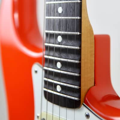 Squier by Fender SST-45 Fiesta Red(FRD) 1983 JV Serial FujiGen MIJ Stratocaster, SQ-4 Alnico PU image 14