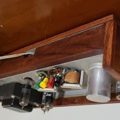 Fully Restored Zenith Single Ended 6AQ5 Power Amp With Custom Reclaimed Mesquite Wood Case And Metal Grill! image 13