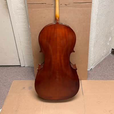 Yamaha VC3 4/4 Cello Outfit 2014 - Natural Poly Varnish (w/ Gig Bag & Bow) image 12