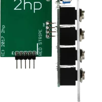 2hp Mix 4-Channel Audio Mixer Eurorack Synth Module, Silver image 5
