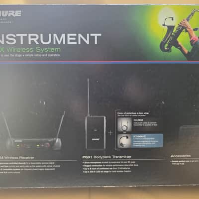 Shure PGX14-H6 Wireless System w/ Bodypack Transmitter for Guitar/Bass Black NEW image 2