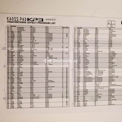 Korg KP3 - Kaoss Pad FX Sampler - Boxed - PSU & Manual Included - Tested image 14