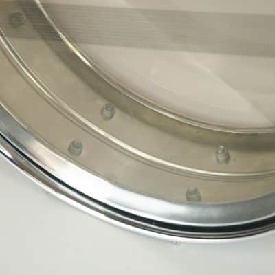 Early Pre Serial 60's Ludwig Keystone 14 x 5" Super Sensitive COB Chrome over Brass Snare Drum image 8
