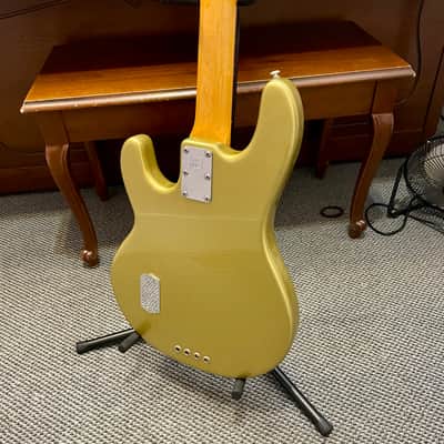 2010 Ernie Ball Music Man Stingray Classic 4 Eldorado Gold image 5