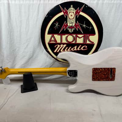 Fender USA Parts Stratocaster Guitar - Deep C shape American Professional II neck on American Professional Thinline Body - White Blonde / Fender neck image 7
