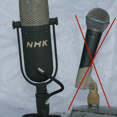 Aiwa RV-1a NHK Ribbon Microphone Tariffs paid image 10