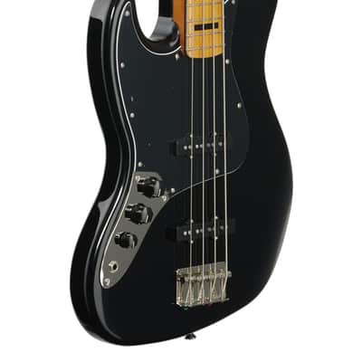 Squier Classic Vibe 70s Jazz Bass Left Handed Maple Neck Black image 9