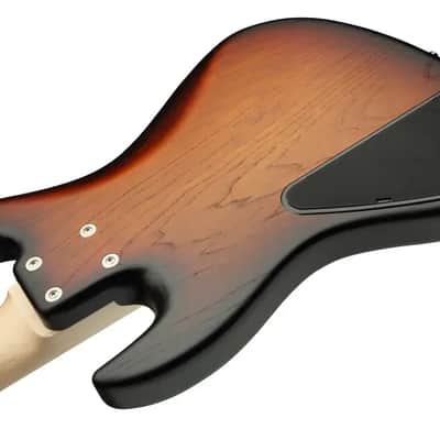Sadowsky MetroLine 21-Fret Vintage J/J Bass-Swamp Ash Body-5 String-Almond Sunburst Transparent Satin image 6