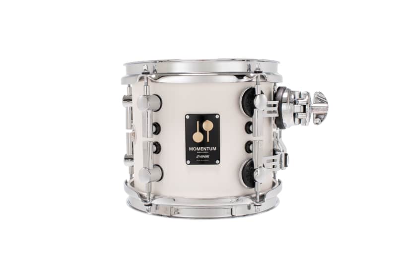 SONOR Momentum Birch 8x7" Satin Pure White Matte Lacquer Rack Tom Drum | Worldwide Ship | NEW | Authorized Dealer image 1