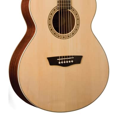 Washburn WG7S Harvest Series Grand Auditorium Solid Sitka Spruce Mahogany 6-String Acoustic Guitar image 3