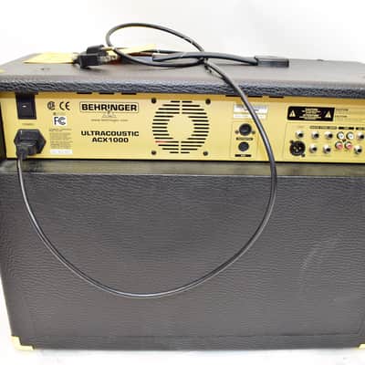 Behringer Ultracoustic ACX1000 2x60-Watt Acoustic Guitar Amp w/ Footswitch image 8