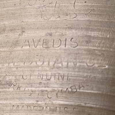 Zildjian 20" A. Zildjian '60s Stamp Crash/Ride Cymbal 1960s - 1849 grams!! image 13
