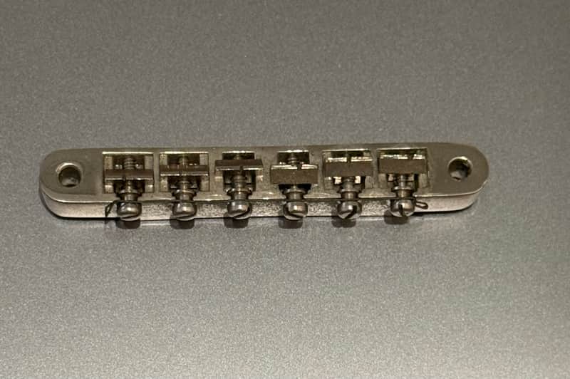 Gibson ABR-1 Tune-O-Matic Bridge 1980's, Nickel, Les Paul, SG, 335