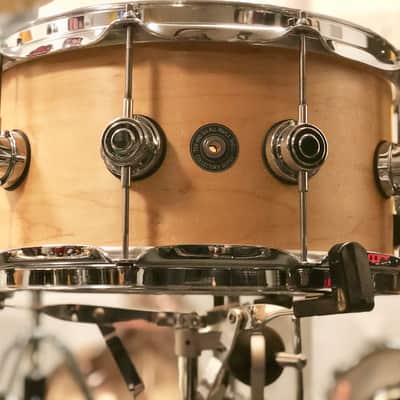 DW Collector's Series "10&6" Maple Snare Drum - 14x7 - Natural Satin (Used) image 10