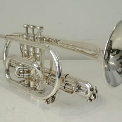 1992 Besson Sovereign BE-928 GS Silver Plated Cornet with Case - Superb! image 4