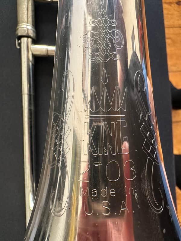 King 3B Silversonic Trombone 2011 - Sterlingsilber image 1