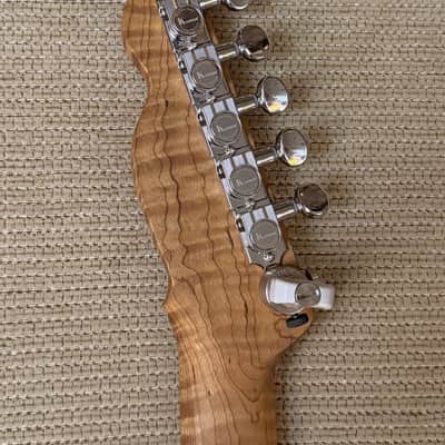 Heroux Guitars Timothy James Signature Semi-Hollow SS T-Style Guitar w/ Forrest Lee Jr. B-Bender - Black Paisley image 10