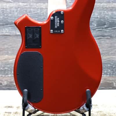 Ernie Ball Music Man Bongo 5 HH Blood Orange 5-String Electric Bass w/Case #K05118 image 4
