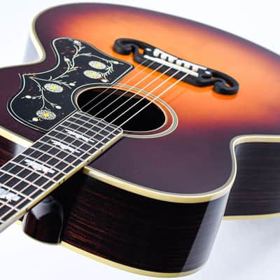 Epiphone Inspired by Gibson Custom Pre War SJ200 Rosewood Reissue Vintage Sunburst image 10