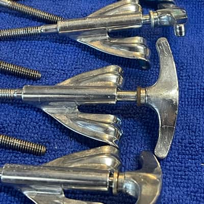Ludwig Vintage Bass Drum Claws and T Rods w washers (10) image 5