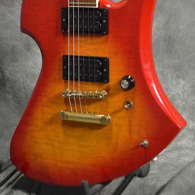 Fernandes/Burny MG-85X Hide X Japan Signature Model Cherry Sunburst image 3