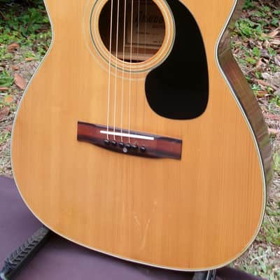 Early 70’s Greco F-140 OOO size Vintage Guitar + Hard Case image 2