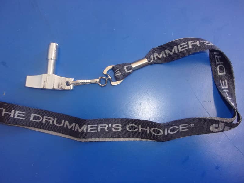 New DW "The Drummers Choice" Drum Lanyard and heavy duty "T" Drum Key image 1