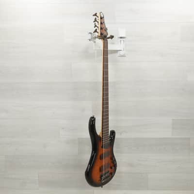 Used Mtd Kingston Z5 Bass Guitar Tobacco Sunburst 5-String image 5