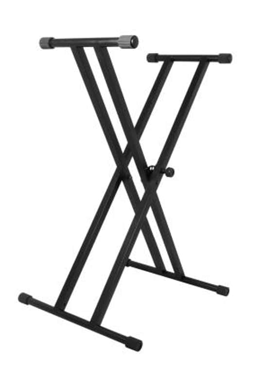 On Stage Classic Double X-Braced Keyboard Stand image 1