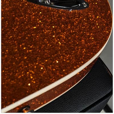 2023 G&L USA Build to Order S-500 - Double Bound - Orange Metal Flake image 12