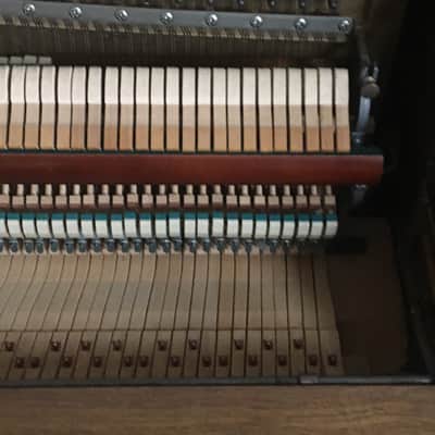 Vintage 1975 Baldwin Acrosonic 41” Console Upright Piano Natural Walnut Lacquer Fully Original w/ Bench Made in USA image 12