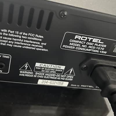 Rotel RCD-1570 - Black image 6