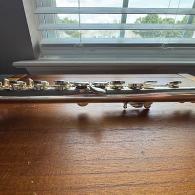 Jupiter 611RBSO Deluxe Standard Series Open-Hole Flute with Offset G, B-Foot 2010s - Silver-Plated image 4
