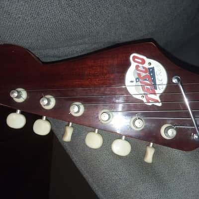 Teisco / Del Rey Tulip E-110 60s or 70s - Red image 3