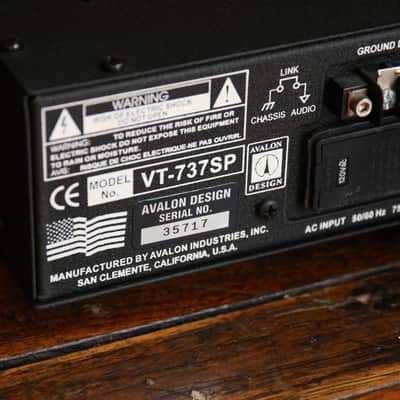 Avalon VT-737sp Tube Channel Strip 2010s - Silver image 3