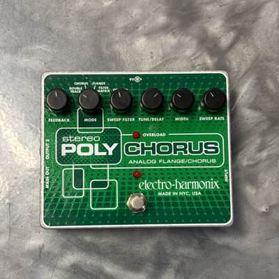 Electro-Harmonix Stereo Polychorus Analog / Chorus / Flanger / Slapback Echo 2011 - 2023 - Free Shipping image 1