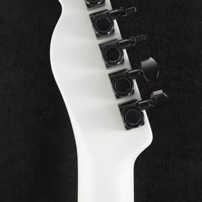 Mint Fender Jack White Triplesonic Acoustasonic Telecaster Maple Fingerboard White Pickguard Satin Arctic White with Black Top image 9