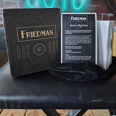 Friedman Motor City Drive 12AX7 Tube Overdrive Pedal image 8