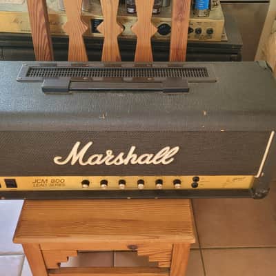 Marshall JCM 800 Lead Series Model 2203 100-Watt Master Volume Head 1983 - Black image 2