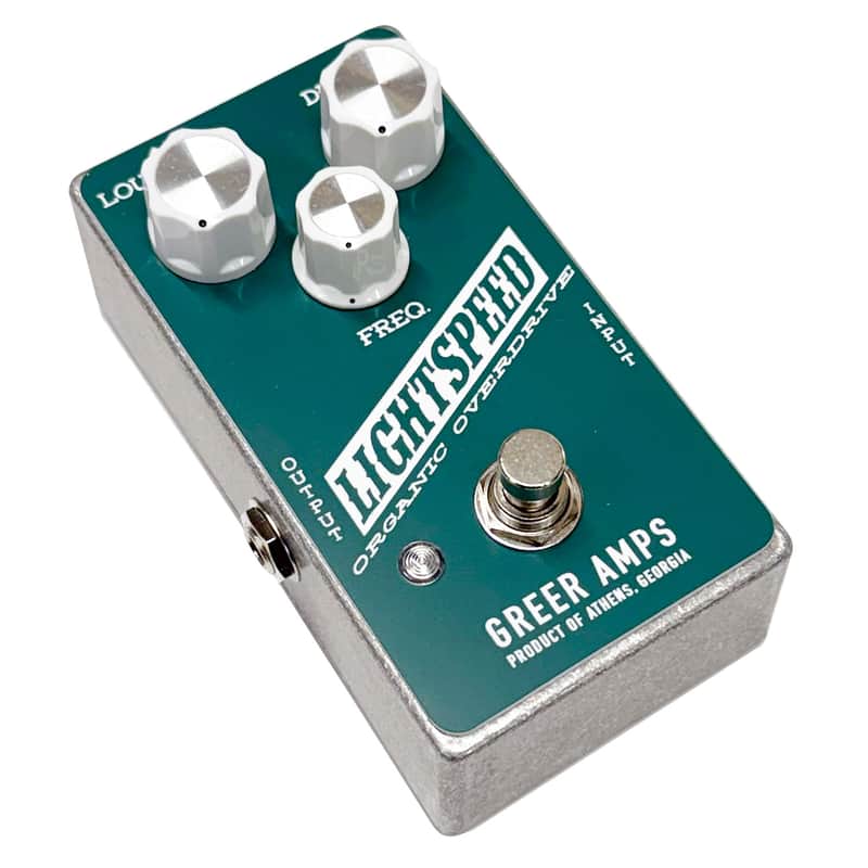 Greer Amps Lightspeed Organic Natural Overdrive Pine Green Finish image 1