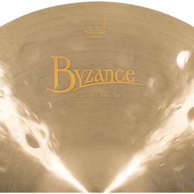 Meinl Byzance Thin HiHat 14" B14JTH, Jazz Finish - HiHat image 3