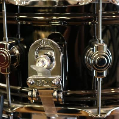 DW Drum Workshop Design Series - 6.5x14" Black Nickel Over Brass Snare Drum image 2