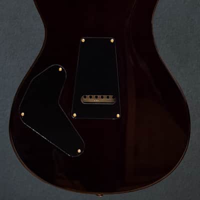 Paul Reed Smith Custom 24 Piezo 10 Top - Black Gold Wraparound Burst image 4